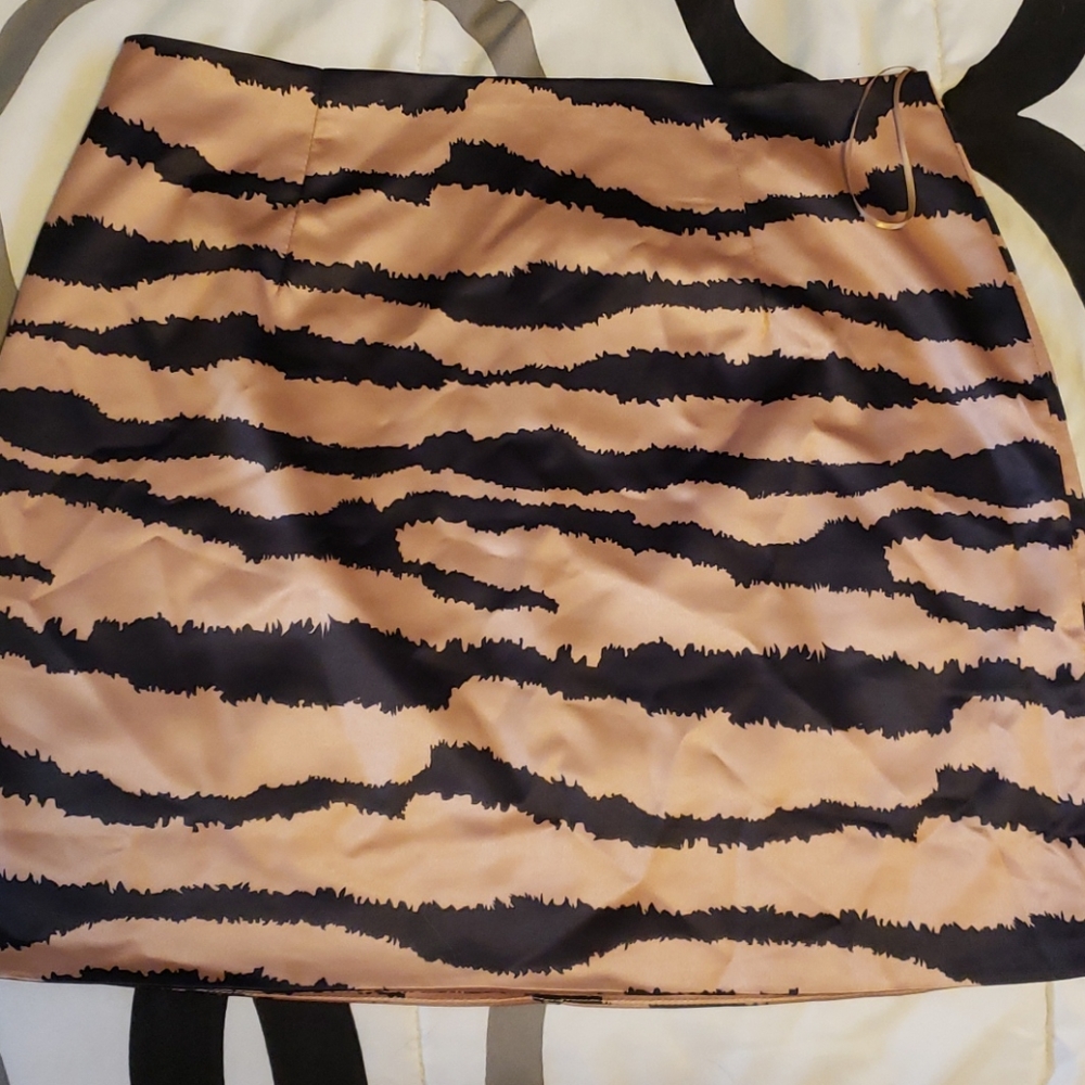 Animal print skirt